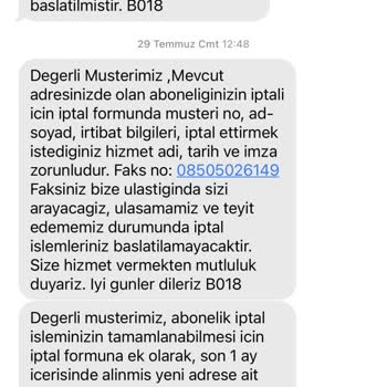 Superonline İnternetimi Taşınmaması Müşteri Temsilcisinin İlgisizliği