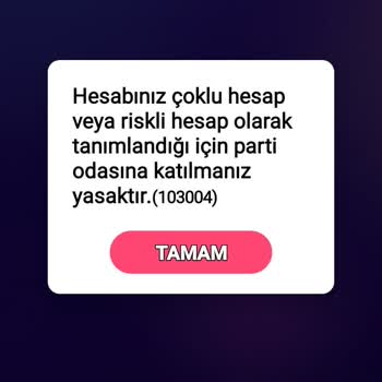 Starmaker Sayfa Açtım Çoklu Hesap Riskli Hesap Diyor Başka Hesabım Yok