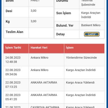 Sürat Kargo Teslim Edilmeyen Kargo