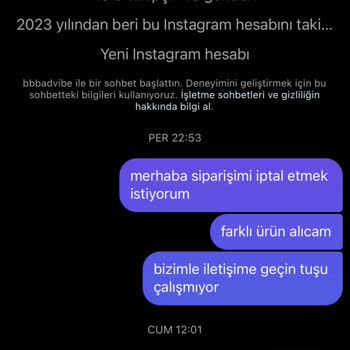 Bbbadvibe İade Ürün Kalitesizliği
