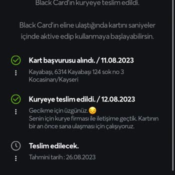 Papara Kartım Gelmiyor Kaç Gün Oldu