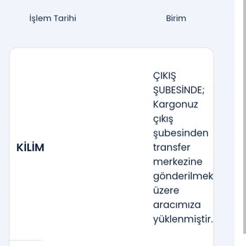 Aras Kargom 15 Gündür Çıkış Şubesinde