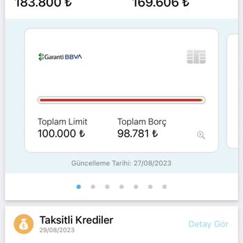 Garanti Bankası Kart Limiti Sorunu