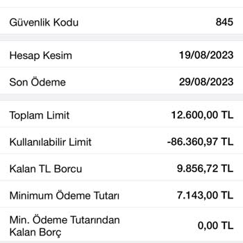 Garanti Bankası Kart Limiti Sorunu
