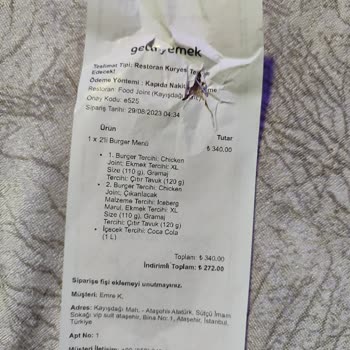 Getir Ürün Eksik Ve Geç Geldi