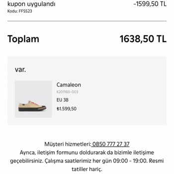 Camper 450 TL Fazla Para Aldı