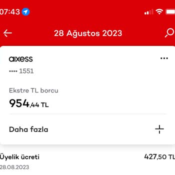 Akbank Kredi Kart Aidat Ücreti
