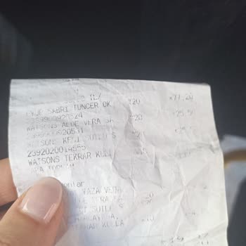 Watsons Faturamda Poşete 11 TL Ödeme Şoku