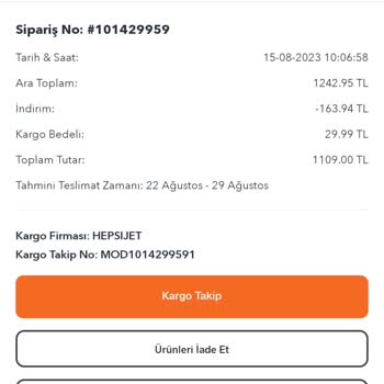 Hepsijet Bir Türlü Gelemeyen Kargo