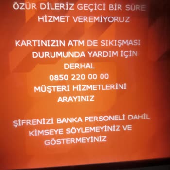 Ziraat Bankası ATM Arızası Nedeniyle Param İçinde Kaldı