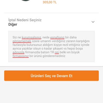 Trendyol 40 Günde Ürün Gönderilmedi