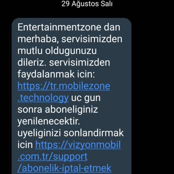 Vodafone Ek Ücret Yansıması
