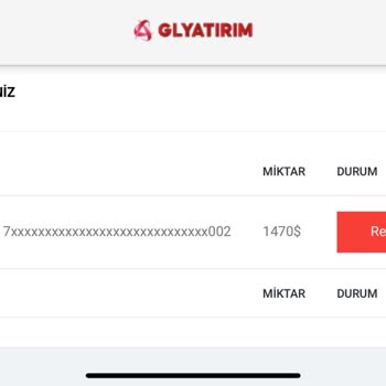 GL Yatırım Paramı Çekemiyorum Sürekli Bahaneler Uyduruyor