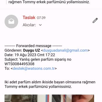 Watsons Yanlış Ürün Ve İade Süreci