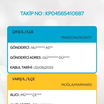 PTT Kargo Teslim Edilmeyen Kargo