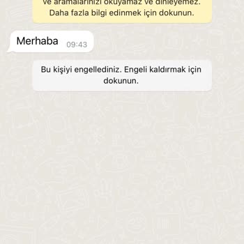 WhatsApp Whats App Yabancı Numaradan Mesaj