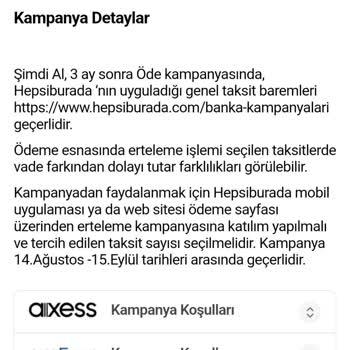 Yapı Kredi Bankasının 3 Ay Erteleme Kampanyasını Bazen Yapmaması