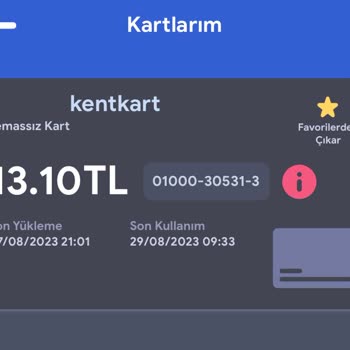 Kent Kart Online Dolum Kartıma Yüklenmedi