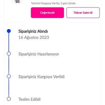 Pazarama Uygulaması Siparişim Gönderilmedi Ve İptal Edilmiyor