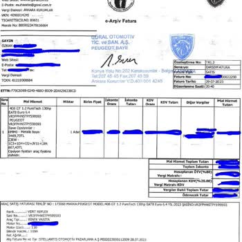 Peugeot 408 Gt Marka Aracımın Belirtilen Tarihte Teslim Edilmedi.