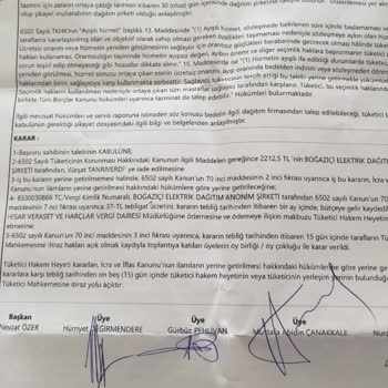 Boğaziçi Elektrik Dağıtım A.Ş. İle İlgili Zarar Tanzimi Talebi