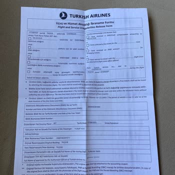 THY Overbook Uçuş İadesi