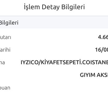 Kıyafet Sepeti Para İadesi Yapılmadı