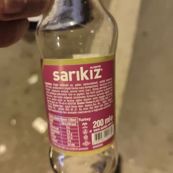 Sarıkız Maden Suyu Extra Sodasının Tadı Değişik!