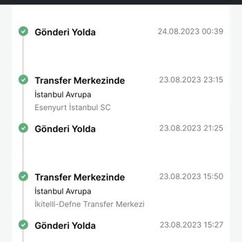 Trendyol Express Kargo Teslimat Sorunu