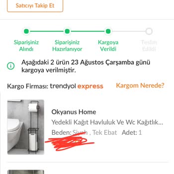 Trendyol Express Kargo Teslimat Sorunu