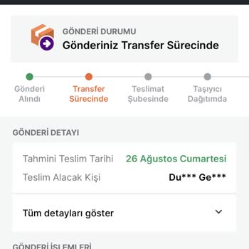 Trendyol Express Kargo Teslimat Sorunu