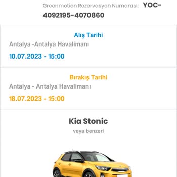Greenmotion Car Rental Sorumsuz Kalitesiz Firma