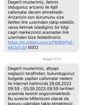 Millenicom Su Borusuyla Gelen İnternet