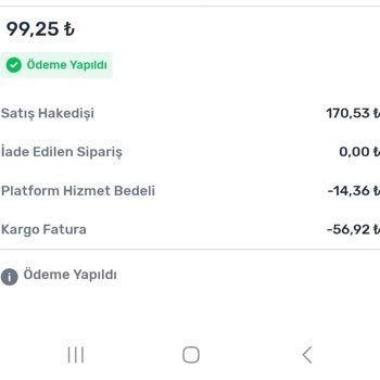 Trendyol Platform Bedeli İadesi