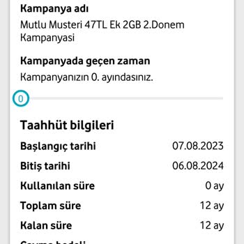 Vodafone Red'li 12 Mutlu Müşteri 2. Dönem Kampanya Taahhütlerine Uymuyor