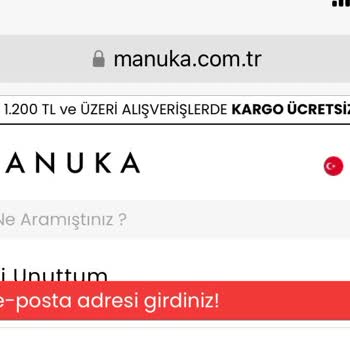 Manuka'ya Giriş Yapamıyorum