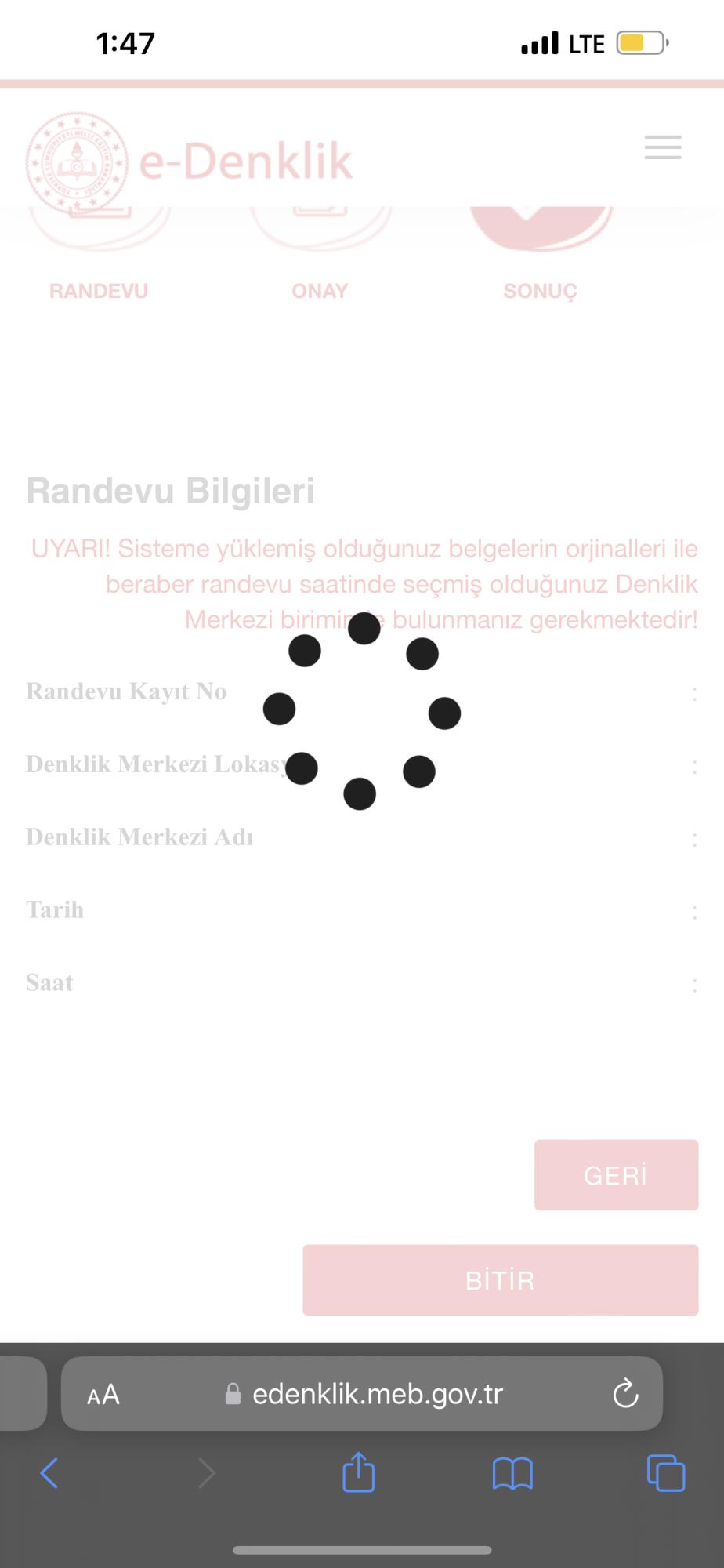 Milli Eğitim Bakanlığı (MEB) E-denklik Online Randevu Alma - Şikayetvar