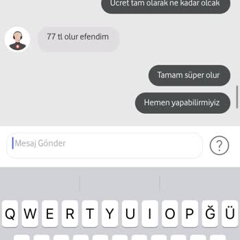 Vodafone Faturalı Hat Tarife Hk. Bilgi Eksikliği