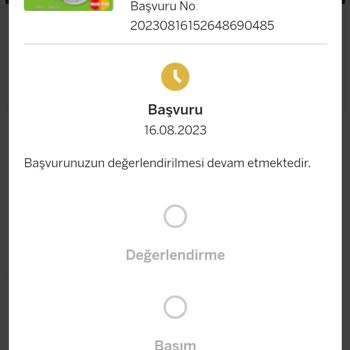 Garanti BBVA Bir Türlü Sonuçlanmayan Kredi Kartı Başvurusu