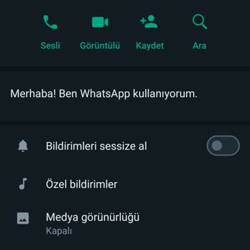 WhatsApp Bilinmeyen Numaradan WhatsApp Mesajı