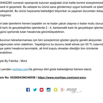 Morhipo Pişmanlıktır, Müşteriyi Bu Kadar Mağdur Eden Bir Site Görmedim