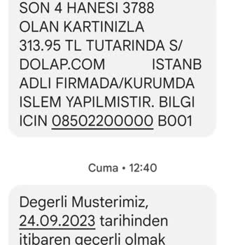Trendyol Dolap Ürün Elime Ulaşmadı
