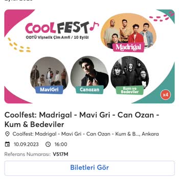 6:45 Kaybedenler Kulübü Bilet İadesi Alamıyorum