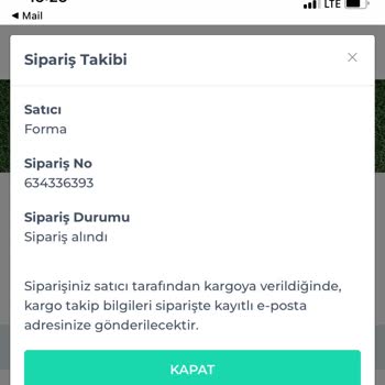 Shopier'den Aldığım Formayı Kargoya Verilmedi Kaç Gündür