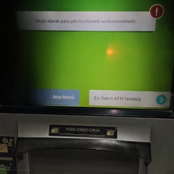 Ziraat Bankası Garanti ATM Para Sıkışması