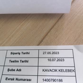 Kelebek Mobilya Almış Olduğum Ürün Teslimatla İlgili 45 Gün Gecikme Yaşandı