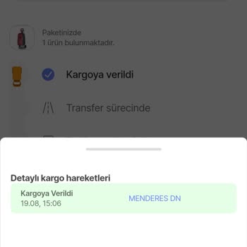 Sendeo Kargoda Kayıp Gönderi
