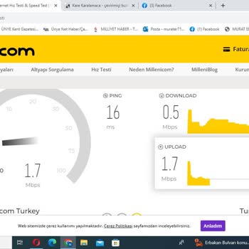 Millenicom İnternet Çok Yavaş...