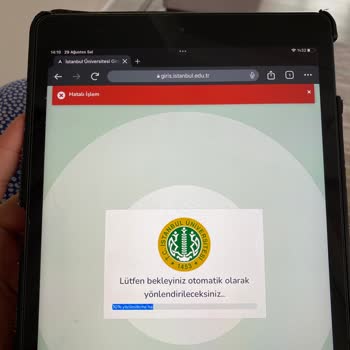 İstanbul Üniversitesi İkinci Üniversite İçin Giriş Yapamıyorum