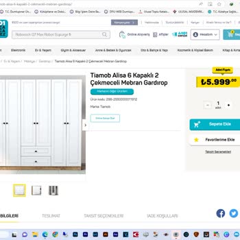 A101 Gönderilmeyen Ürün Gardırop
